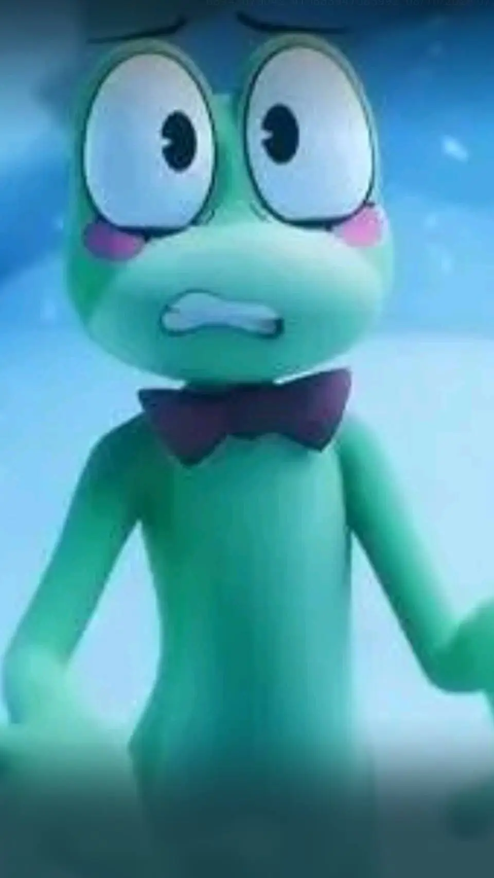 ai character: Ribbit  background