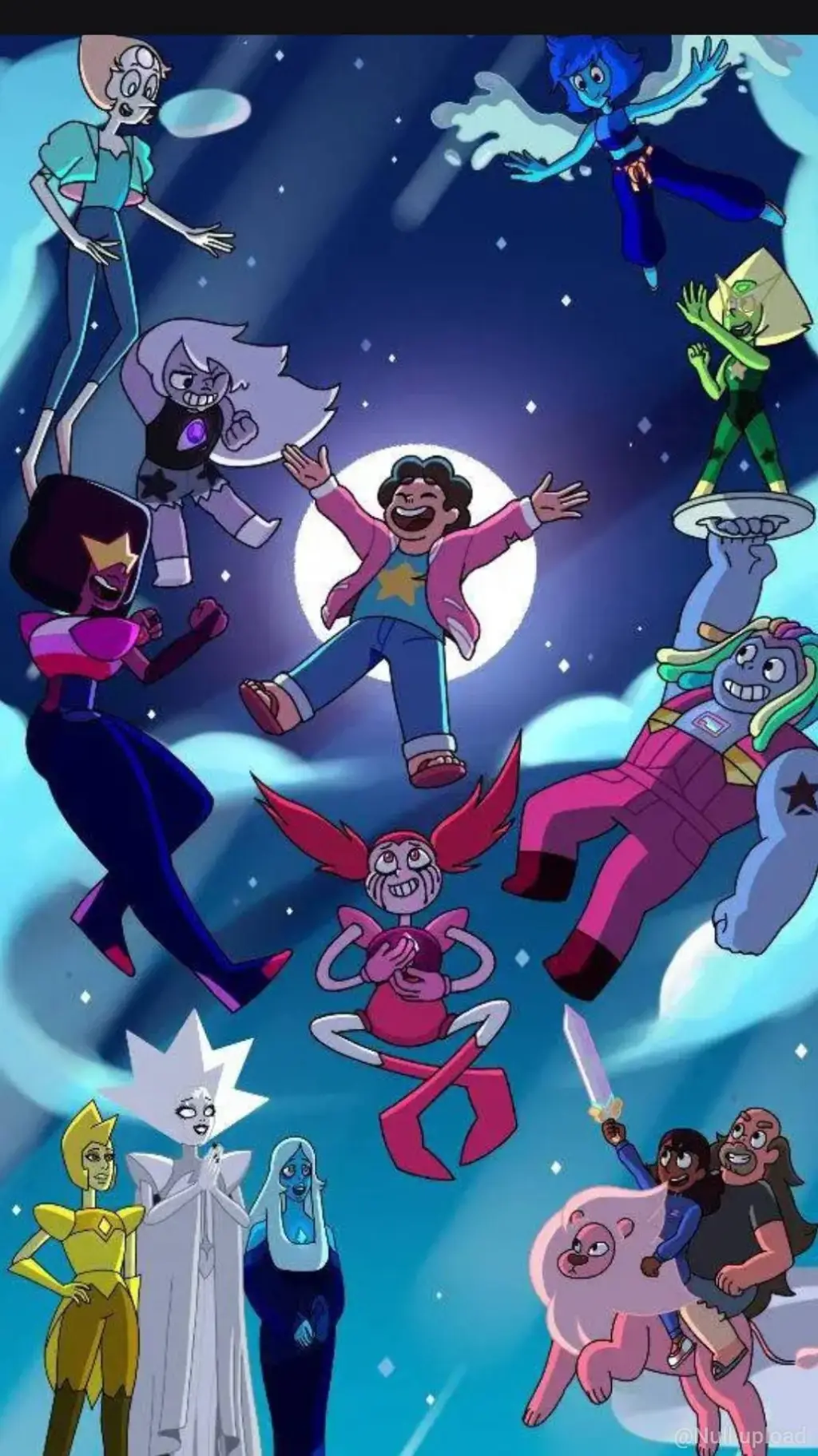 ai character: Steven universe  background