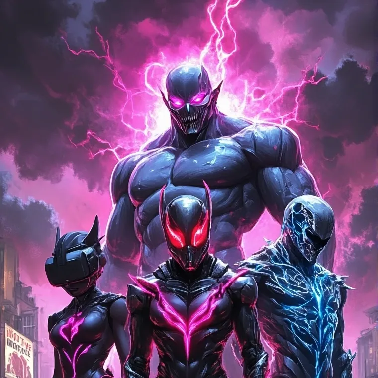 chat with ai character: super hero league 