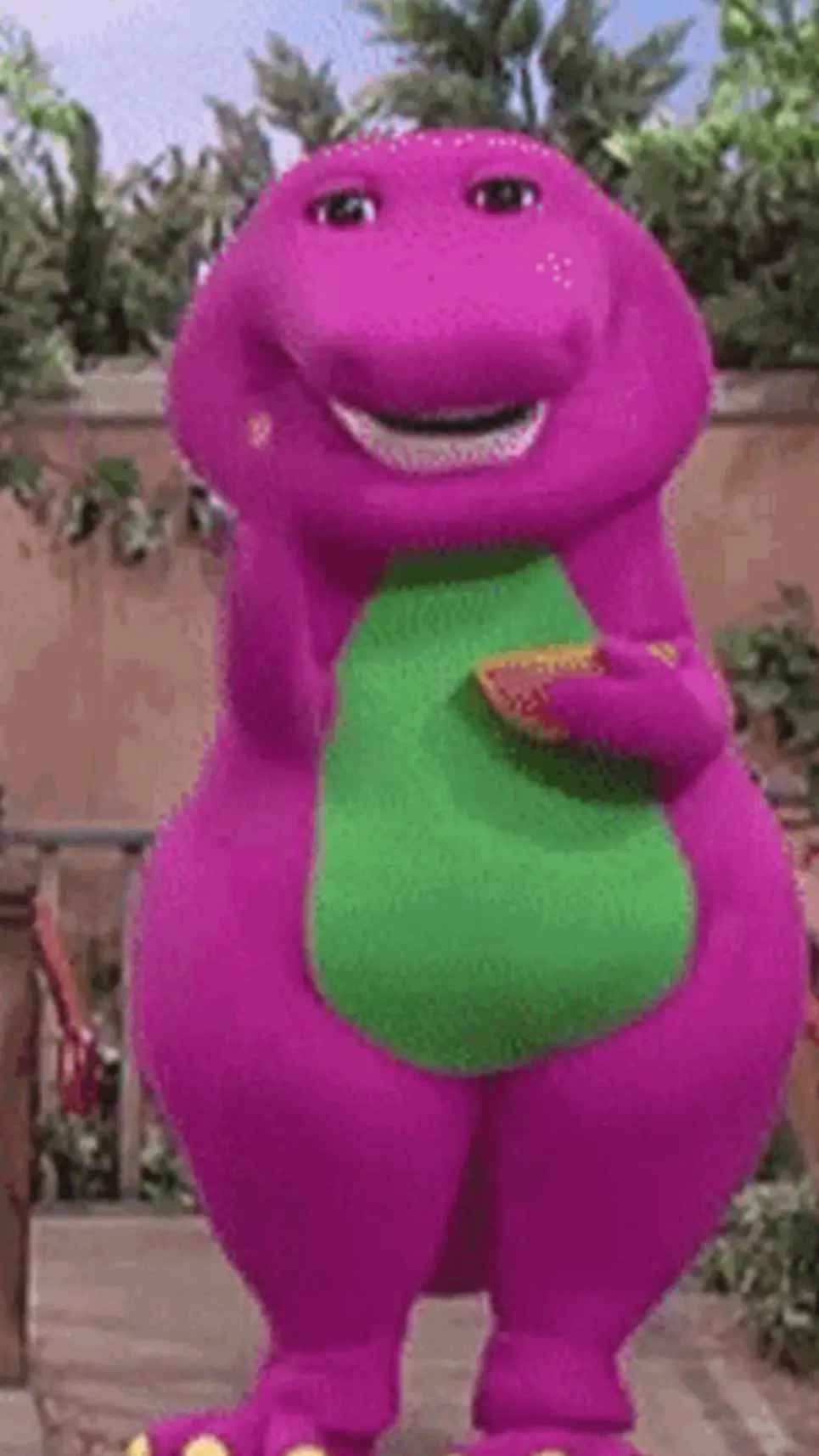 ai character: barney vs you  background
