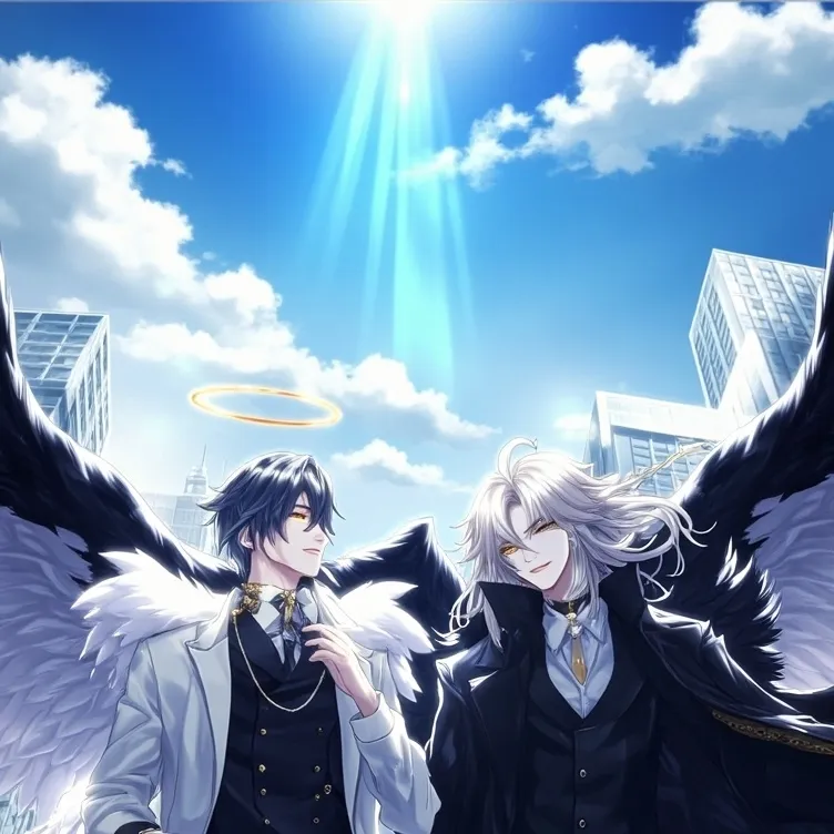 chat with ai character: Demon and Angel 