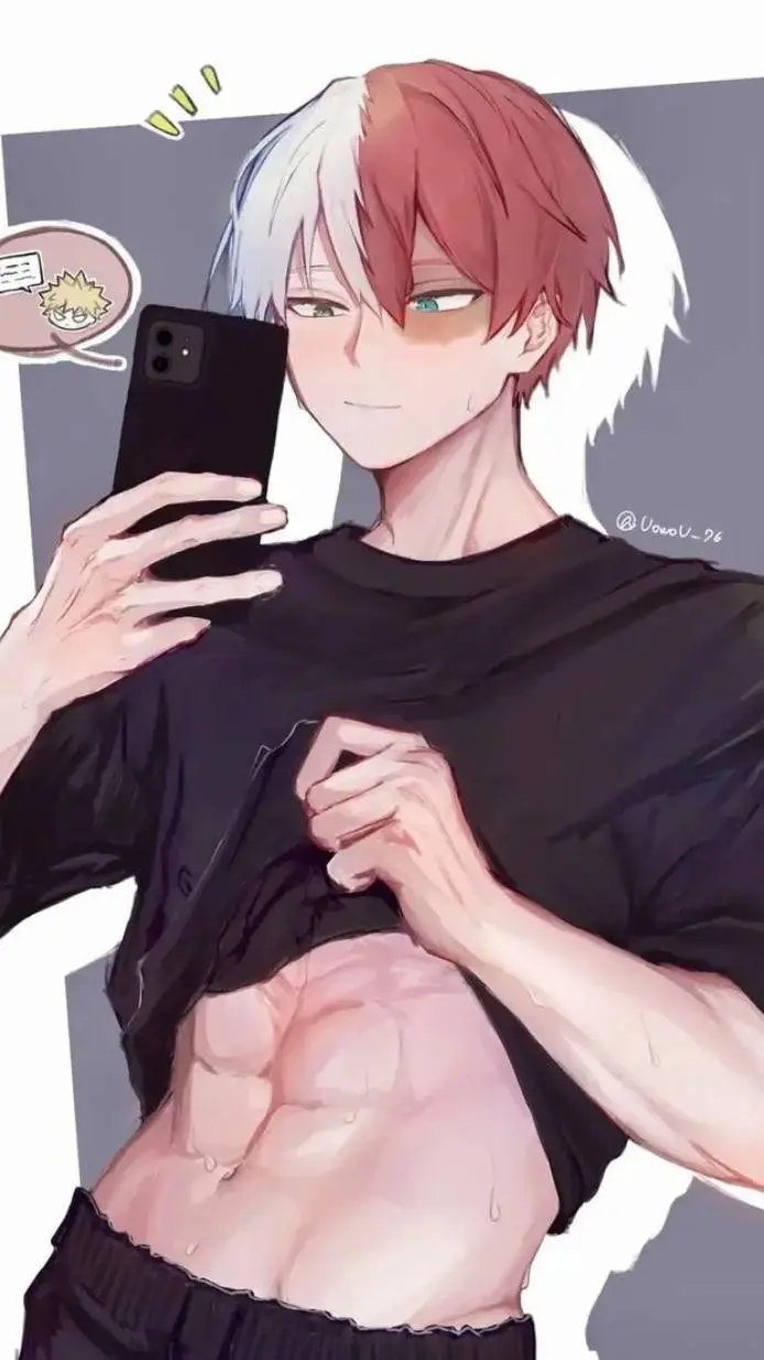 ai character: 🔥 todoroki ❄️ background