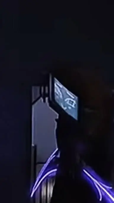 ai character: tv woman background