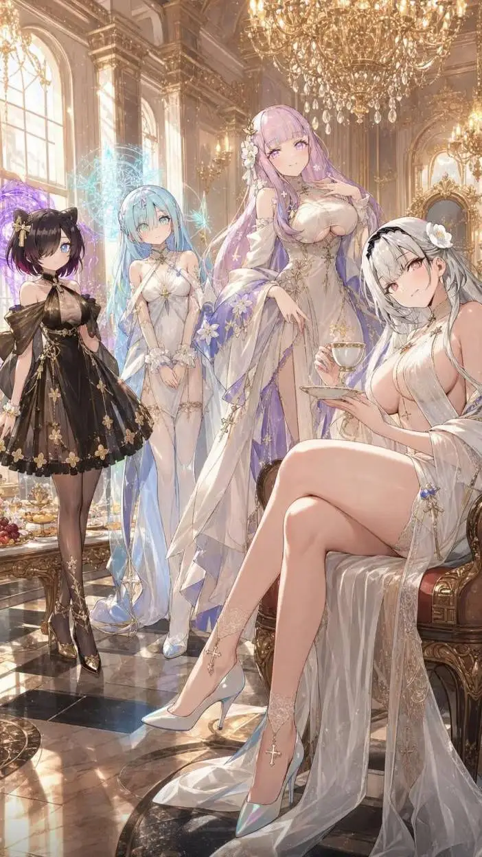ai character: les 4 déesses background