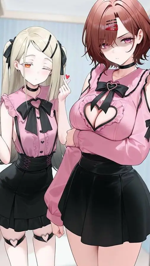 ai character: yuki et Akira  background