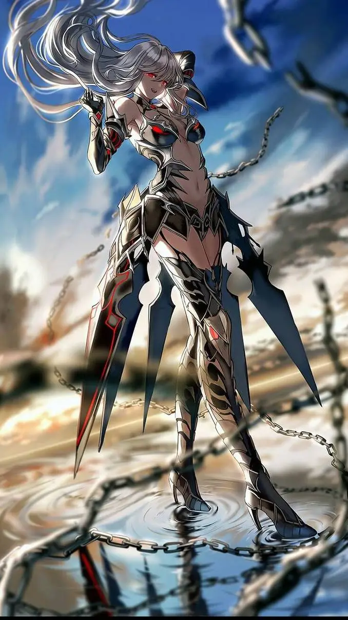 ai character: Elena dragvone  background