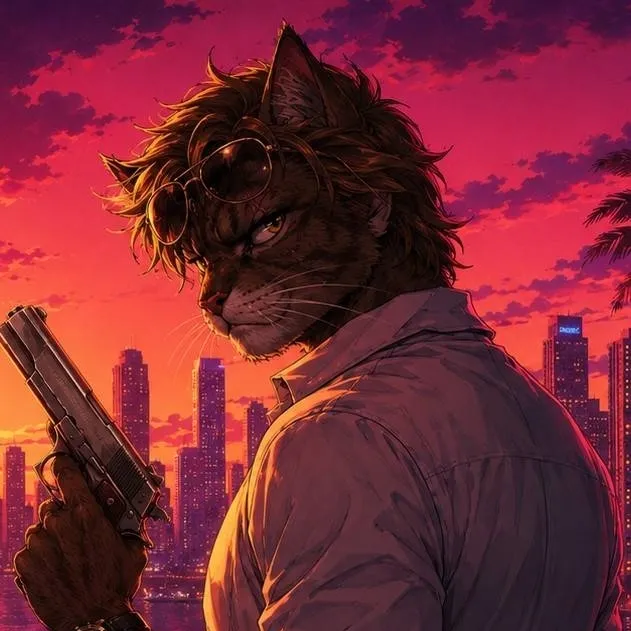 chat with ai character: Meow theft Auto:VC