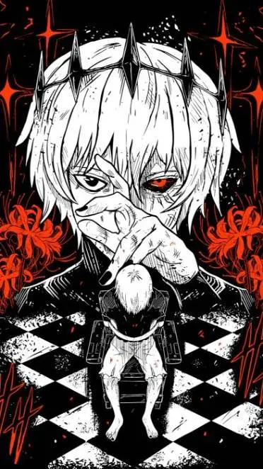 ai character: Tokyo Ghoul  background