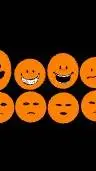 ai character: orangity(scary) background