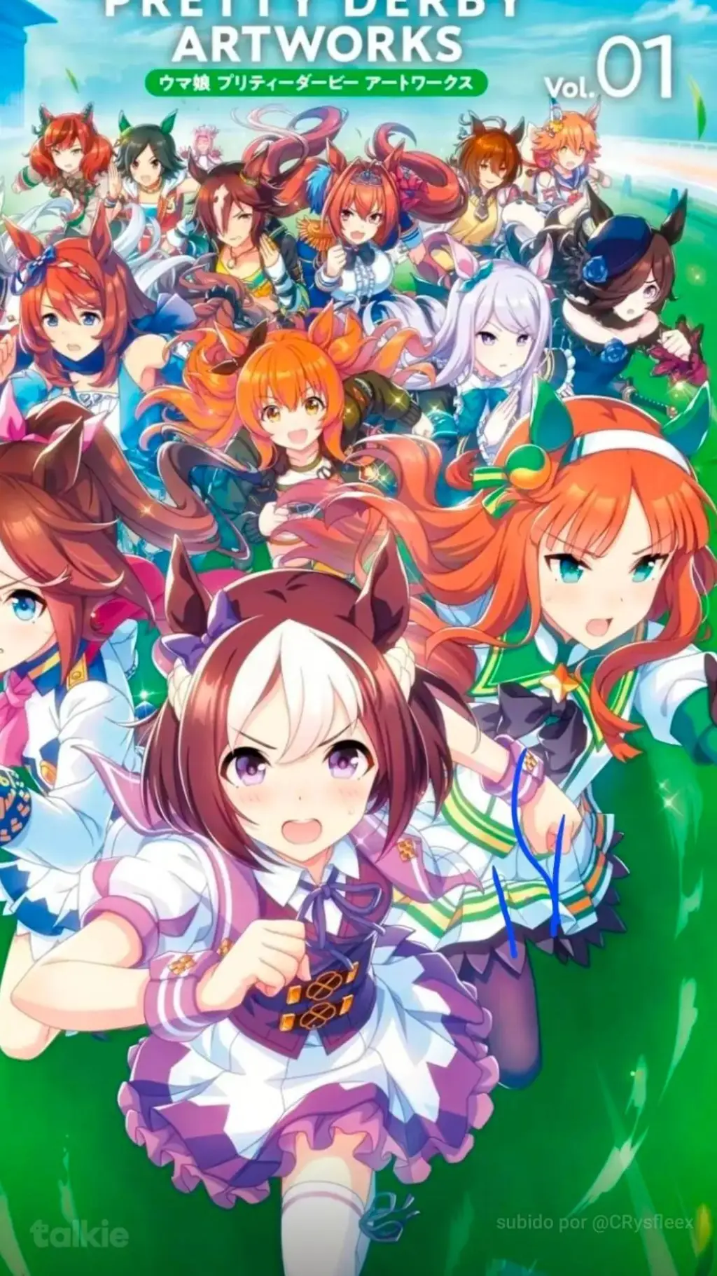 ai character: umamusume  background