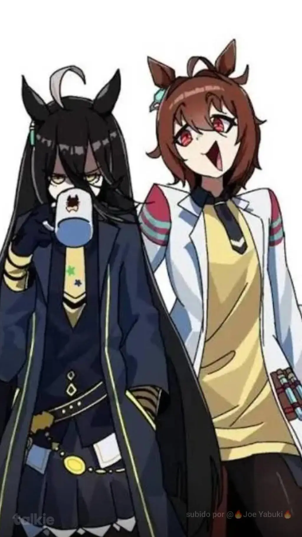 ai character: angnes x cafe background