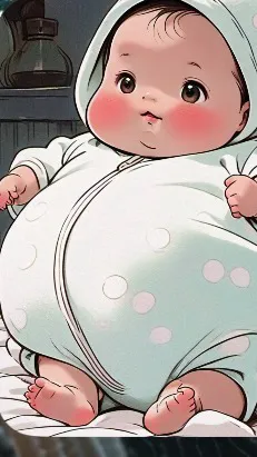 ai character: BebeMuy gordito background