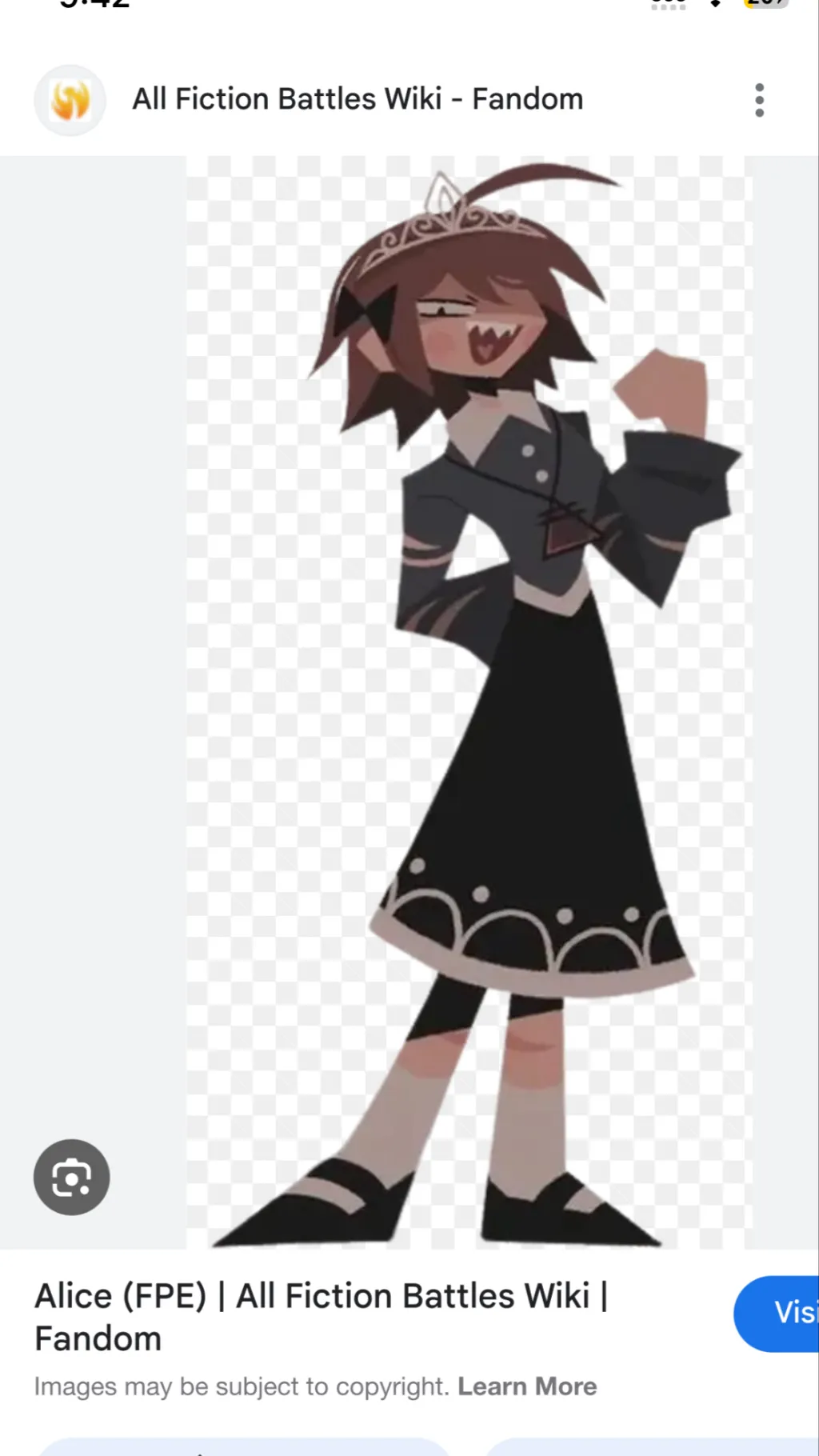 ai character: Scp x FPE background