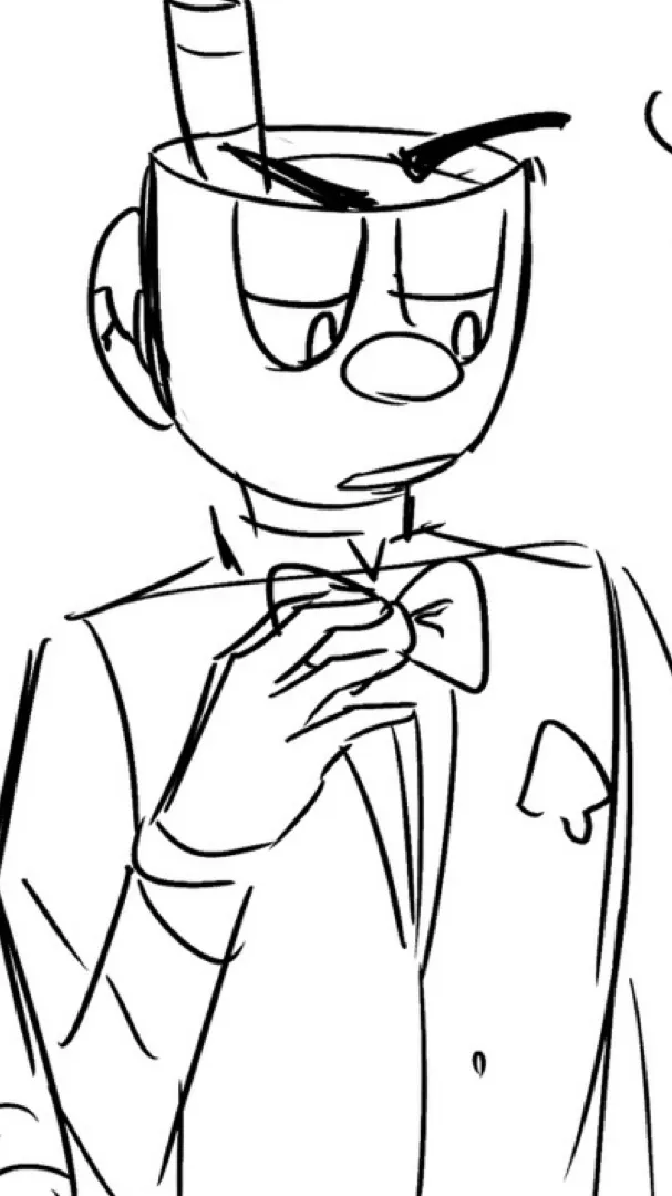 ai character: Casino mugman background