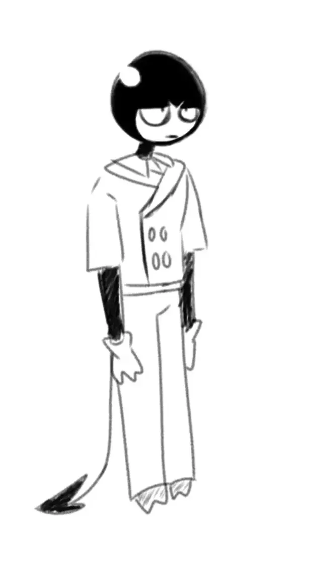 ai character: Inky Notes AU background