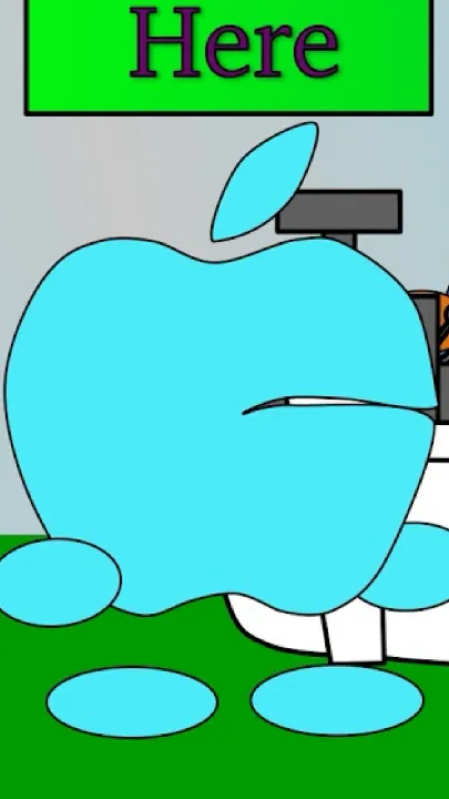 ai character: Apple background