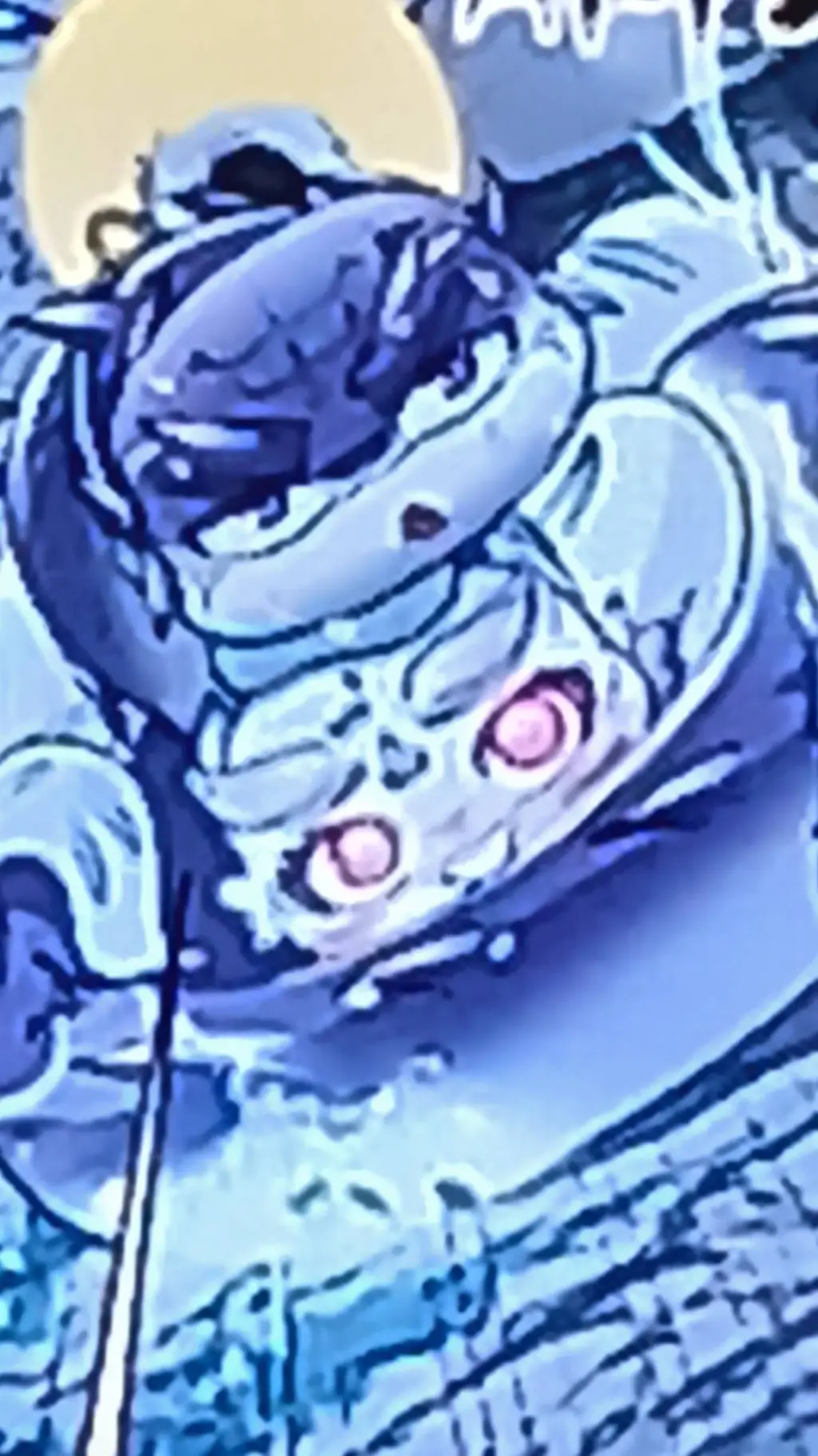 ai character: Sneaky and snowy background
