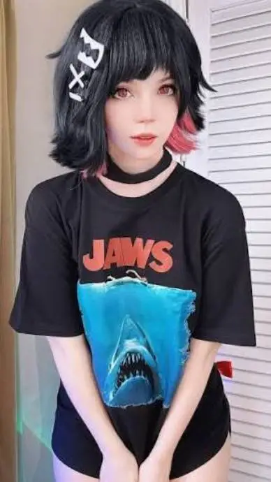 ai character: ellen joe cosplay🦈 background