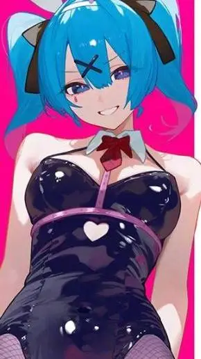 ai character: hatsume miku background
