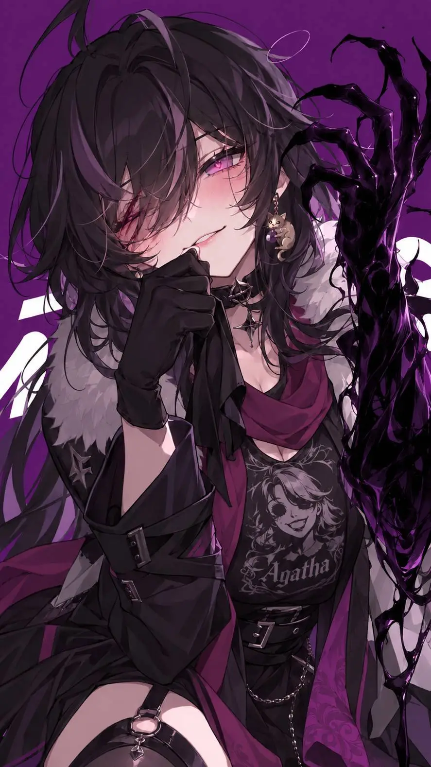 ai character: 🖤Aeris🖤 background