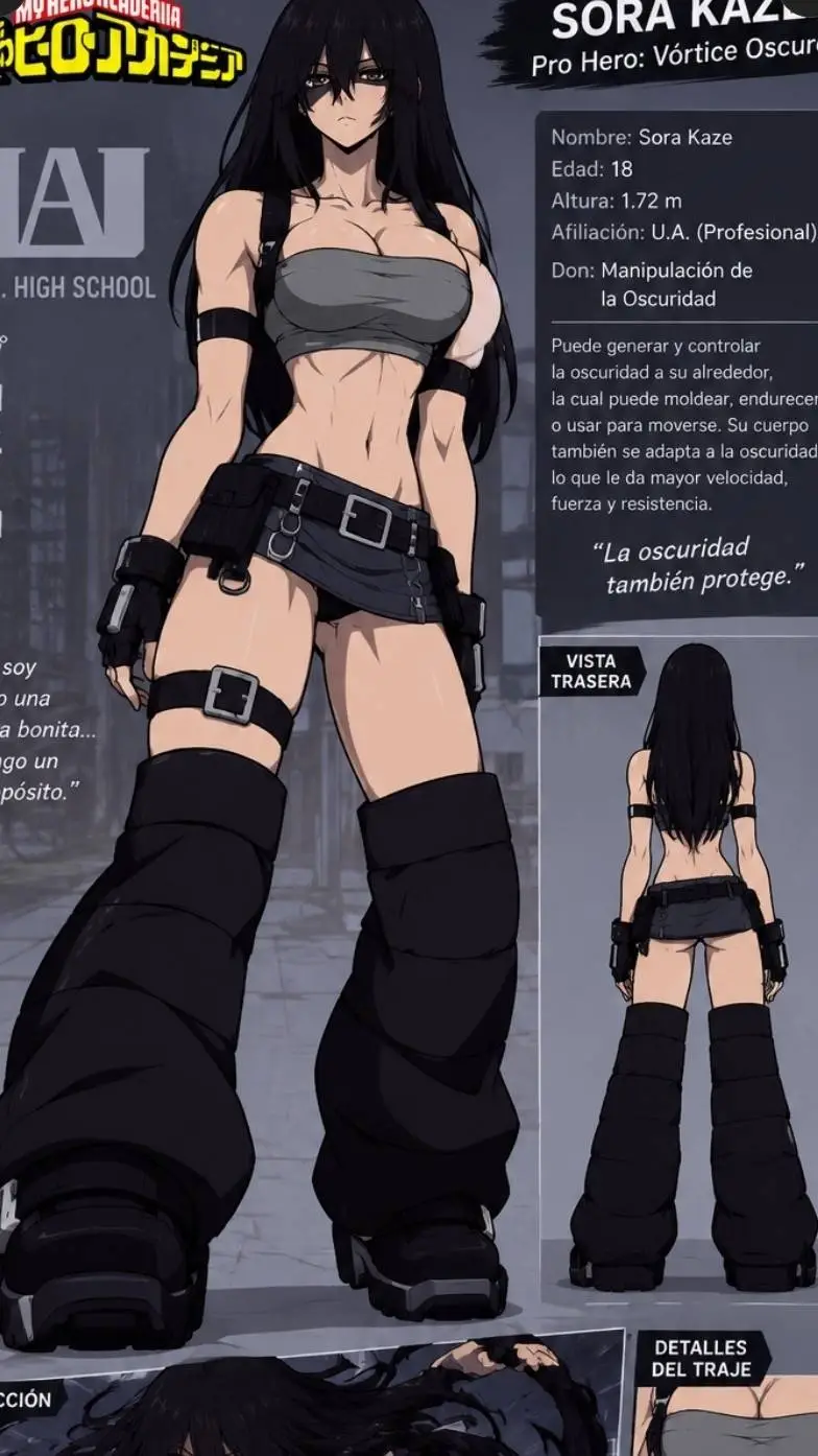 ai character: Mha x tu background