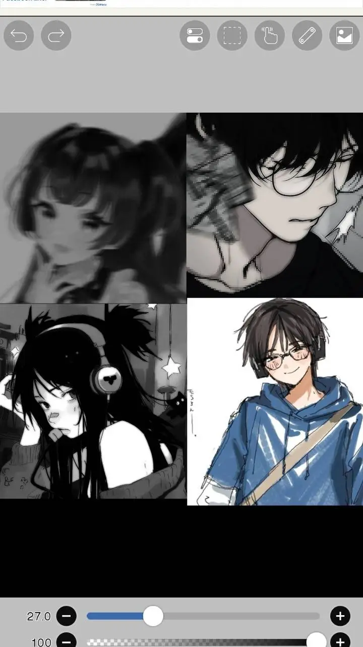 ai character: group chat background