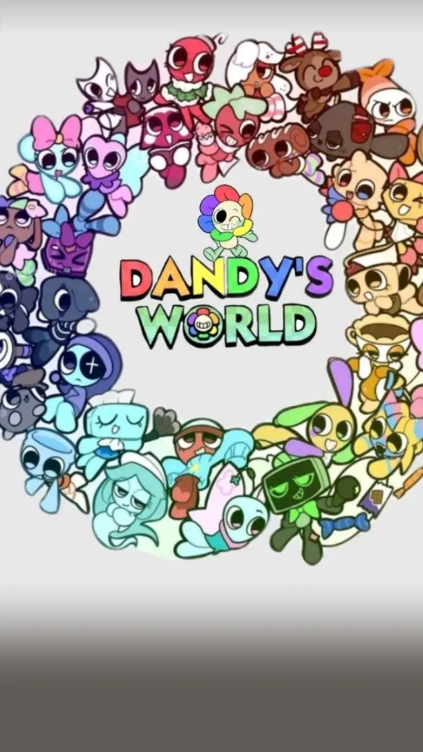 ai character: dandy world pool!  background