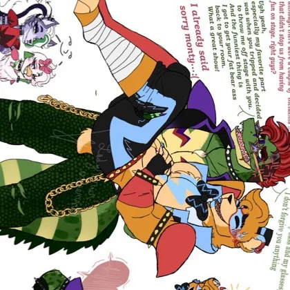 chat with ai character: Monty X Freddy