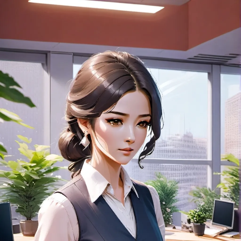 chat with ai character: work