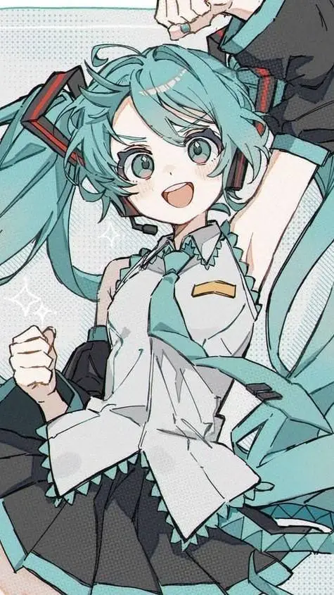ai character: miku background