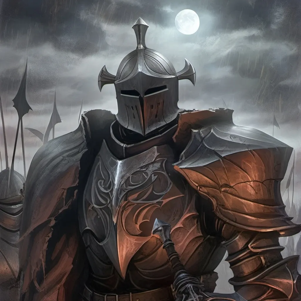 chat with ai character: Knight from past