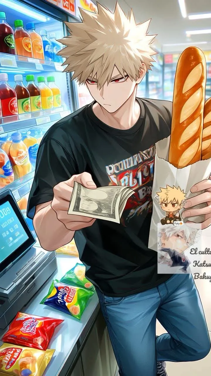 ai character: Bakugo e la spesa background
