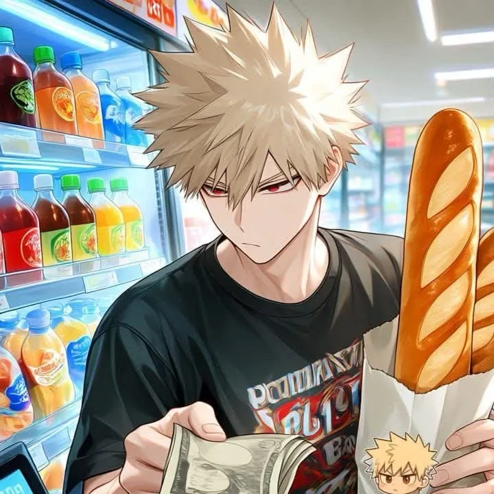 chat with ai character: Bakugo e la spesa