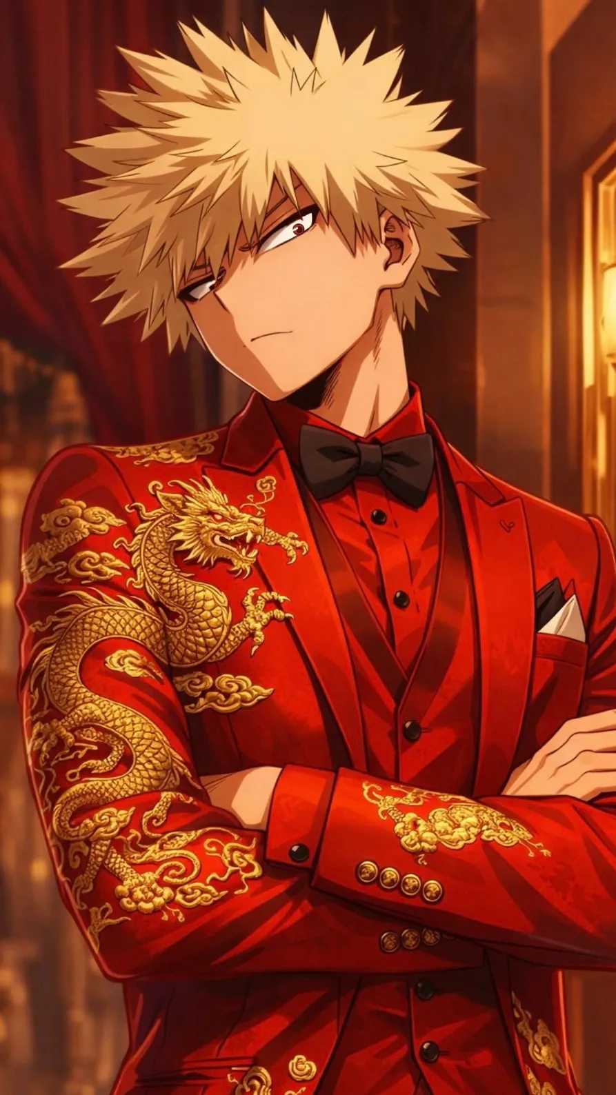 ai character: Principe bakugo💥 background