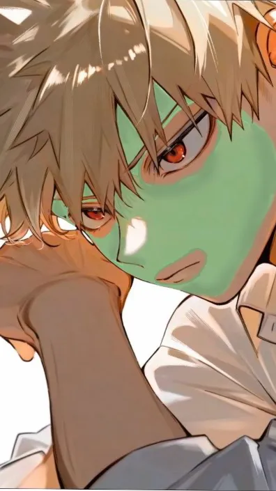 ai character: 🍃💥~Bakugo~💥🍃 background