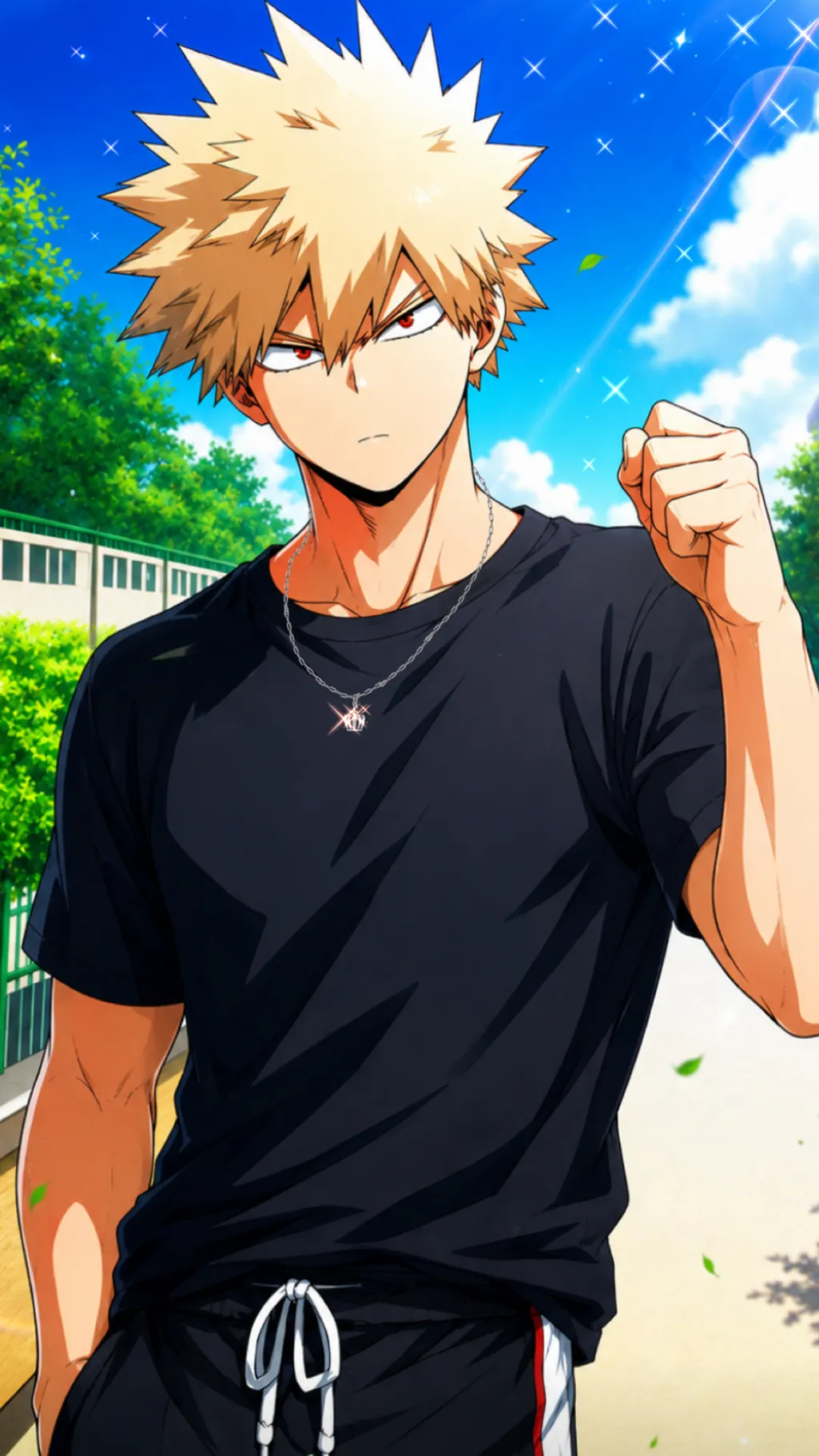 ai character: Bakugo x collana! background