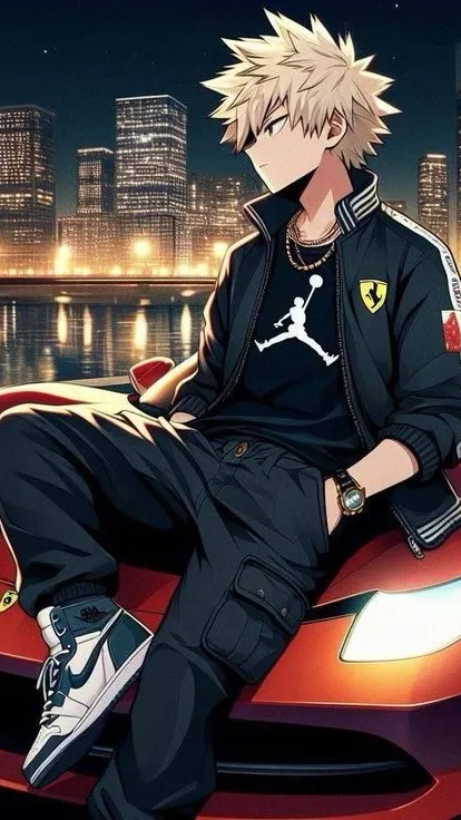 ai character: Bakugo x tinder🧡 background