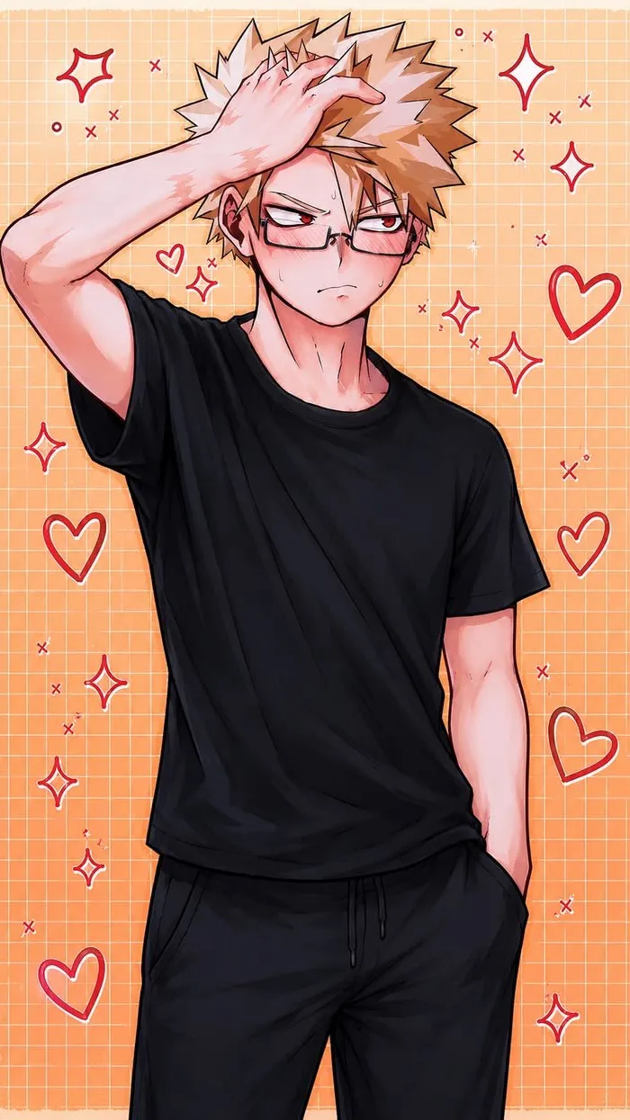 ai character: Bakugo x tik tok! background