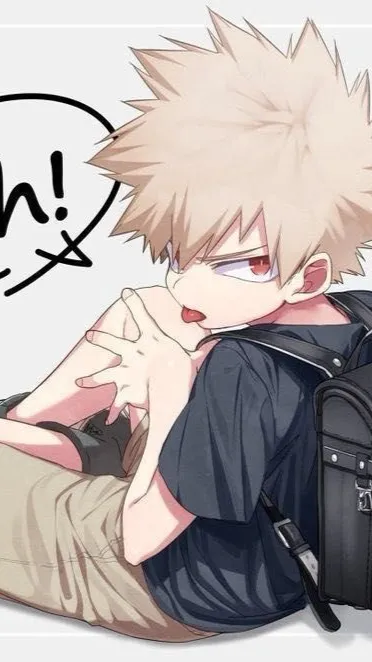ai character: Little bakugo!💥 background