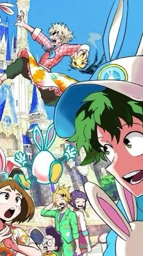 ai character: 1-A a Disneyland! background