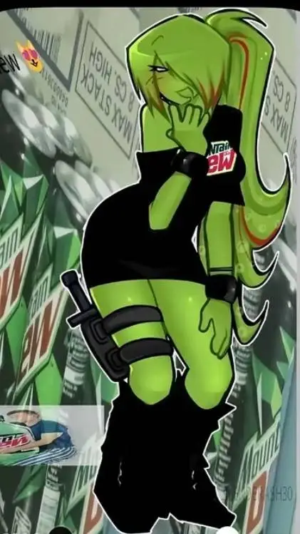 ai character: mountain dew background