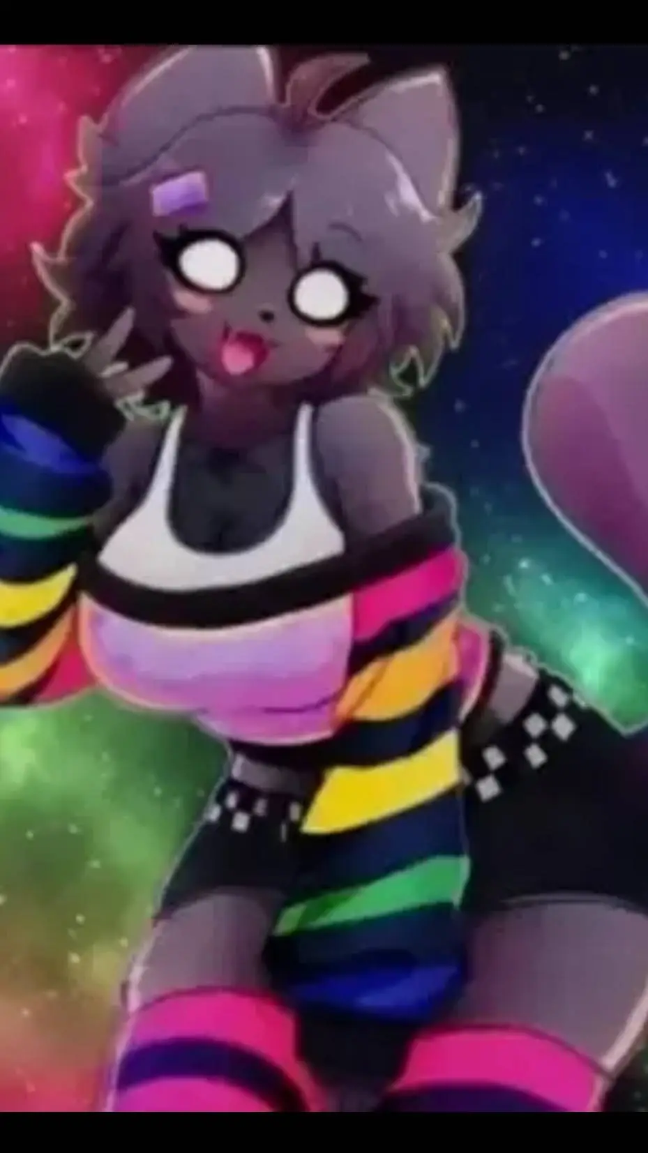 ai character: Nyan cat background