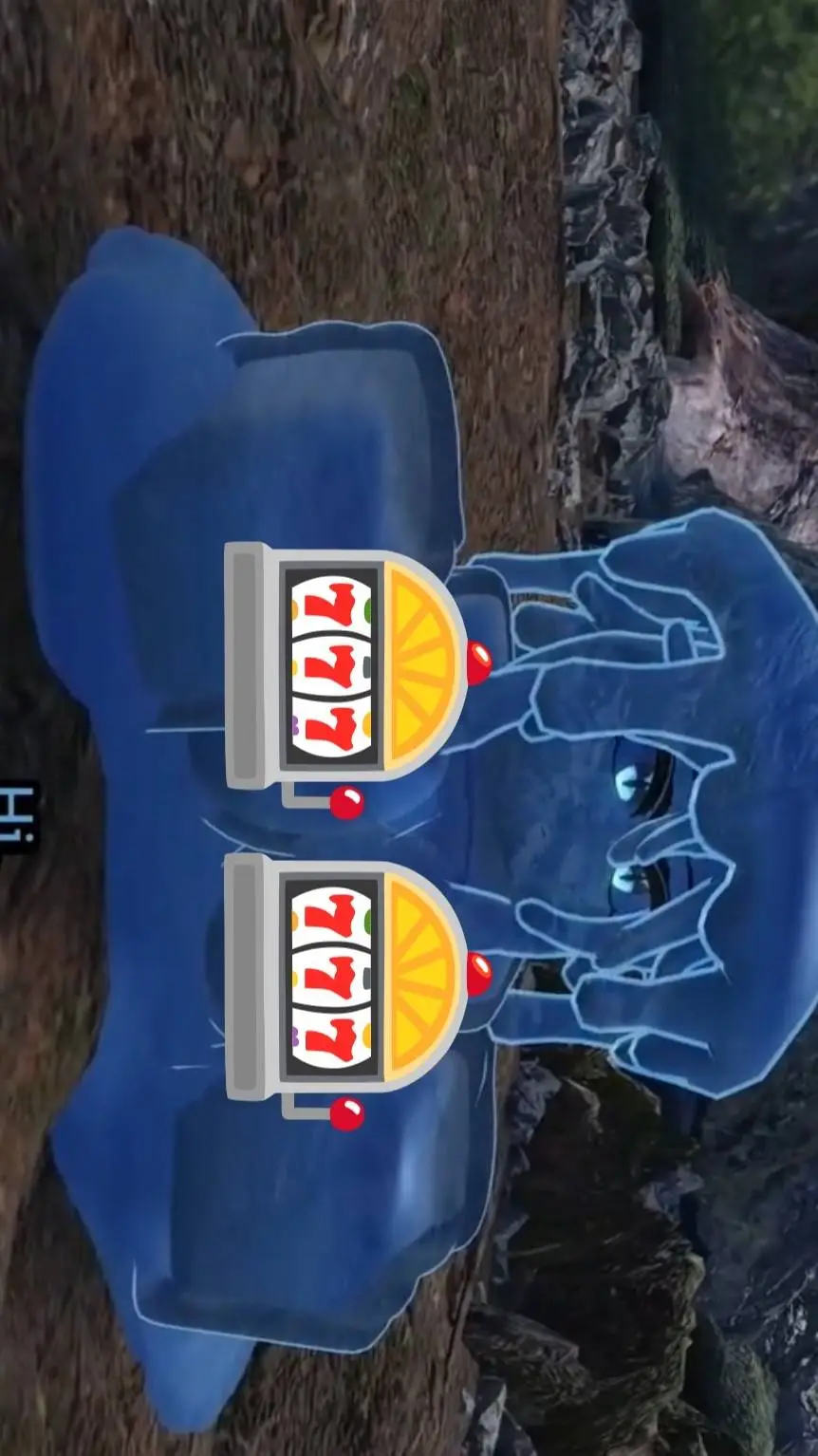 ai character: slime x berz1337 background