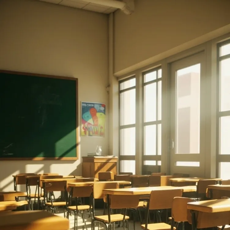 chat with ai character: classroom