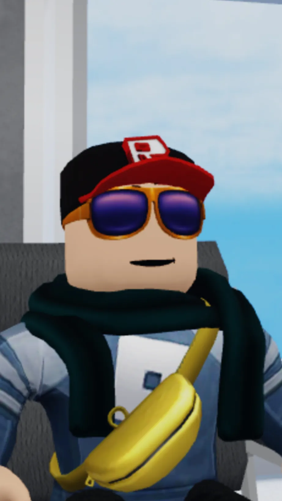 ai character: Shy Roblox background
