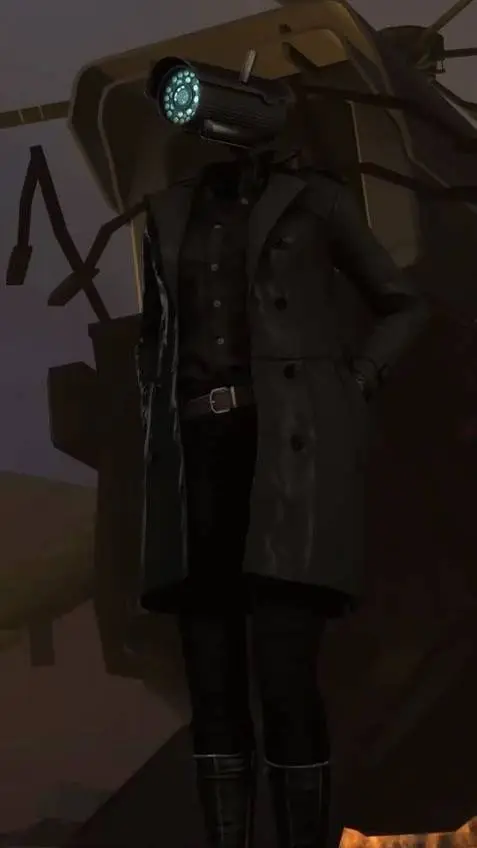 ai character: Camera woman  background