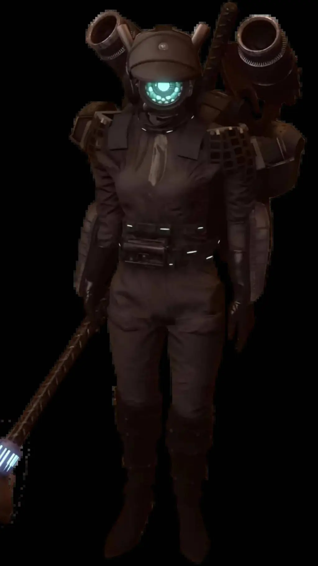 ai character: Camera woman  background