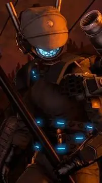 ai character: Camara woman  background