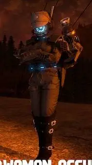 ai character: Camara woman  background