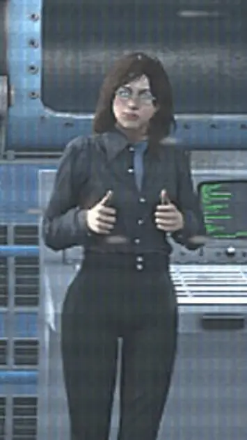 ai character: Cathy  background